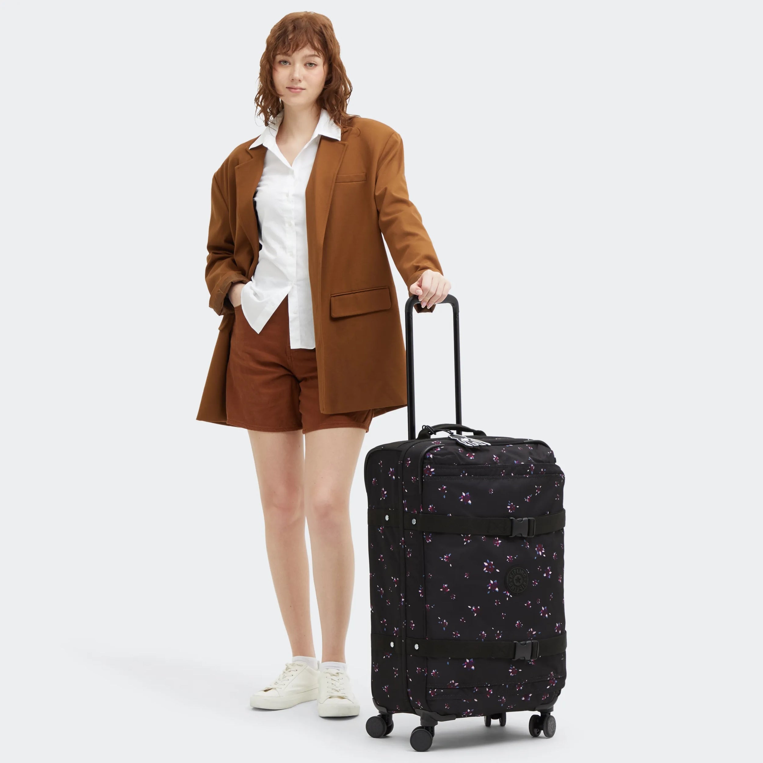 Spontaneous Medium Printed Rolling Luggage - Image 2