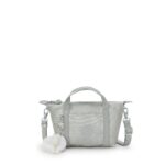 Art Compact Metallic Crossbody Bag
