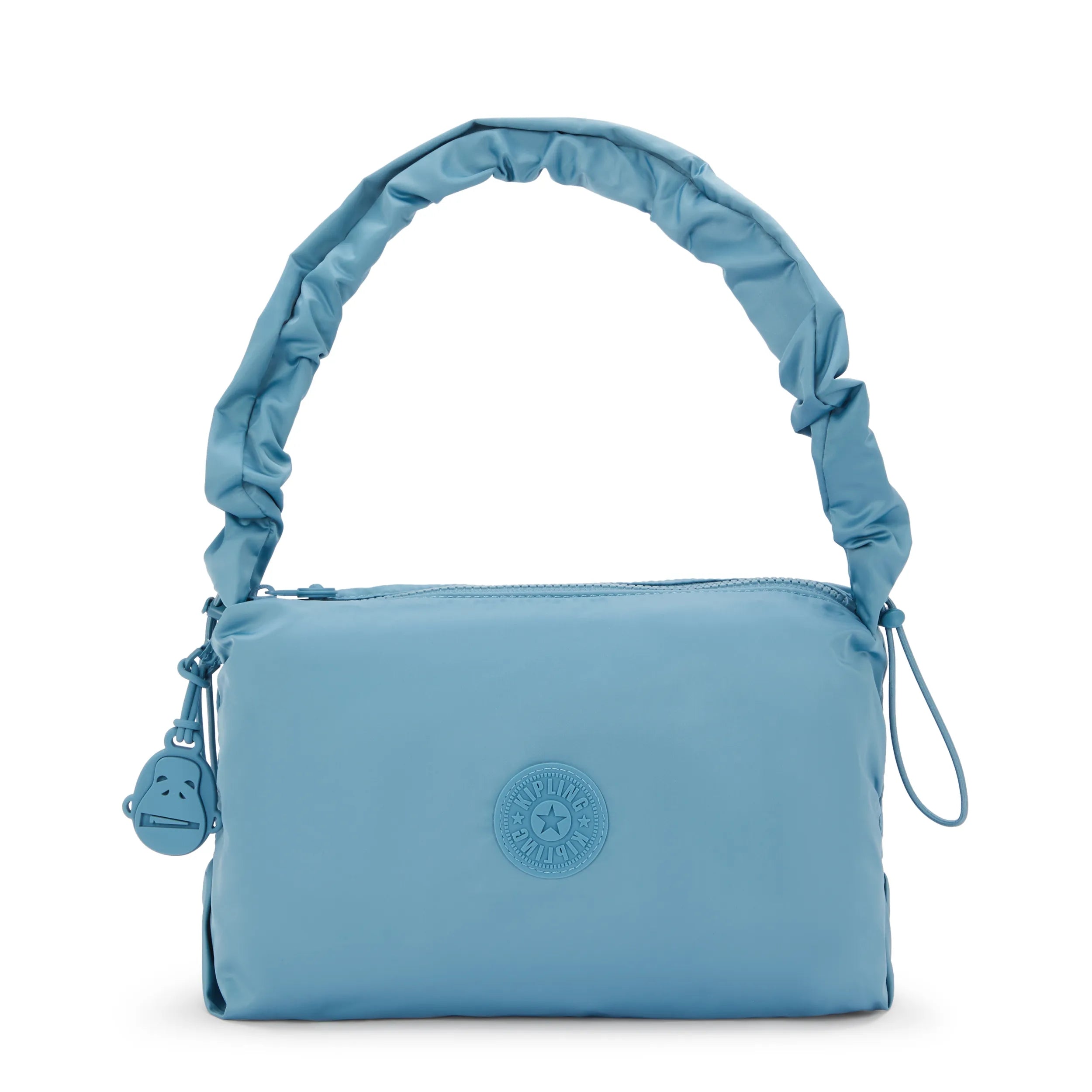 Eleni Medium Smooth Satin Shoulder Bag